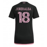 Inter Miami Jordi Alba #18 Bortatröja Kvinnor 2023-24 Korta ärmar